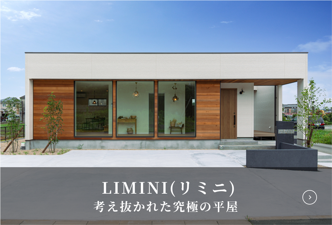 LIMINI(リミニ) 考え抜かれた究極の平屋
